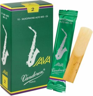 Hộp Dăm Vandoren Saxophone Java Xanh Lá số 2 Alto (10 cái)
