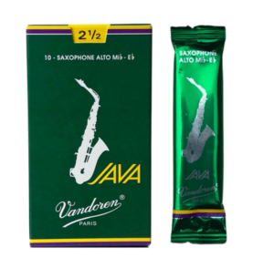Hộp Dăm Vandoren Saxophone Java Xanh Lá số 2 1/2 Alto (10 cái)