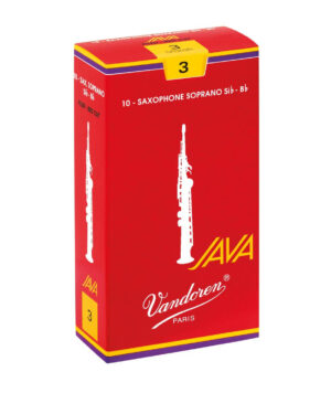 Hộp Dăm Vandoren Saxophone Java Đỏ số 3 Soprano (10 cái)